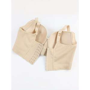 Soutien-gorge respirant à armatures pour femmes grandes tailles, 7 crochets, fermeture au dos, bonnets fins, bretelles réglables, confortable en polyester pour les gros seins - Product Image 4