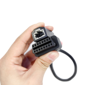 Cable Adaptador de Diagnóstico OBD2 de <span class=keywords><strong>3</strong></span> Pines a OBD2 de 16 Pines, Conector J1962 OBDII para Motocicleta y Automóvil - Product Image 2