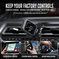 Adaptador Inalámbrico Carplay 2 en 1 Portátil OEM MS-01 con Adaptador USB con Cable - Conexión Rápida, 1 Año de Garantía, 3x1x5.2cm