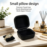 Étui de voyage pour montre, boîte de rangement pour une seule montre, étui portable pour montre-bracelet pour hommes, femmes, montres de couple