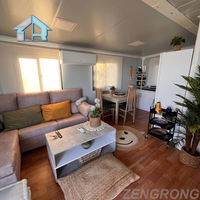 Maison préfabriquée pliable de 20 pieds, 2 à 5 chambres, maison conteneur extensible |   Villa portable de luxe pour hôtel boutique et complexe écologique
