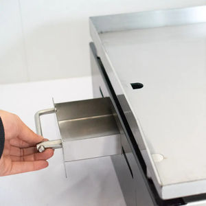 <span class=keywords><strong>Plancha</strong></span> portable à gaz propane à 3 brûleurs avec fonction sans fumée pour l'intérieur et le jardin en acier - Product Image 4