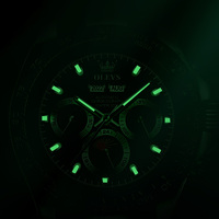 OLEVS 6654 Fabrik 3 ATM Wasserdichte Multifunktionsuhren Herren Luxusmarke Automatische Mechanische Uhr für Herrenarmbanduhr