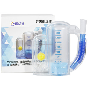 Entraîneur respiratoire médical à balle unique compatible avec les spiromètres incitatifs pour un exercice respiratoire pulmonaire efficace, en matériau PE/PP, certifié CE - Product Image 6