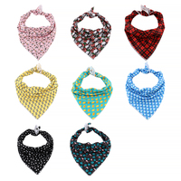 Bandana triangular para mascotas, con logotipo impreso personalizado, para perros y gatos