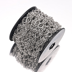 Cadena de Joyería Permanente Elegante de 80 Pulgadas/Rollo, Cadena de Acero Inoxidable para Collares, Pulseras, Prendas de Vestir y Adornos, Cadena para Manualidades - Product Image 6