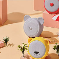 Enceinte portable Pink Cat avec lumière LED RGB, Bluetooth sans fil, audio large bande, boîtier en plastique, commande par bouton 1