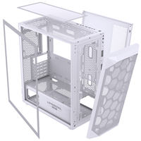 Lovingcool vente chaude pleine tour PC armoire de jeu Cool boîtier de E-ATX en alliage d'aluminium bas quantité minimale de commande prix usine tour de bureau pour serveur