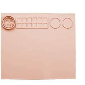 Silicone Craft Mat,17*15 polegadas Silicone Pintura Mat com Água Cup para Artesanato Perfeito para Resina Mat