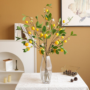 Ramilletes de Limón Artificiales Ruilisi de 30cm-100cm, Decoración para el Hogar de Plástico, Accesorios para Bodas - Product Image 3