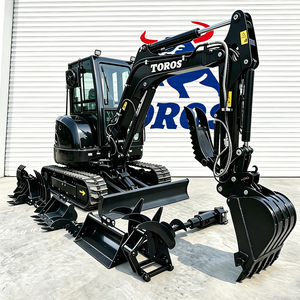 Envío Gratis, Excavadora Pequeña para el Hogar, Mini Excavadora de 3.5 Toneladas, 2 Toneladas, 1 Tonelada, Motor Kubota, Nuevas Excavadoras Chinas - Product Image 1