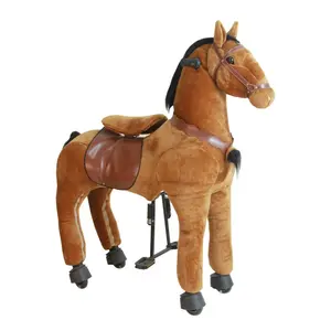 Phim Hoạt Hình Thiết Kế Động Vật Sang Trọng Cưỡi Ngựa Đồ Chơi Cơ Khí Đi Bộ Pony Giddy Up Horse Cycle Toy