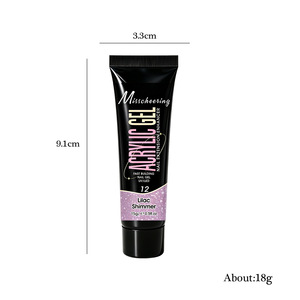 Nuevo Gel de Extensión de Uñas con Purpurina, Gel UV de Construcción Rápida a Base de Plantas, Gel de Extensión con Lentejuelas Brillantes para Manicura DIY, Venta al por Mayor para Salones - Product Image 5