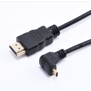 สายเคเบิล HDMI เป็น HDMI 90 องศาแบบมุมขวา ความละเอียดสูง 1080P สำหรับกล้องโทรศัพท์แท็บเล็ต - Product Image 1