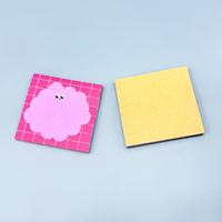 Mini bloc-notes auto-adhésif personnalisé, ensemble de notes autocollantes bon marché, signets pour journal de poche, écriture, style petit bloc