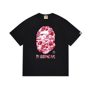 Nouveau <span class=keywords><strong>T</strong></span>-<span class=keywords><strong>shirt</strong></span> décontracté <span class=keywords><strong>streetwear</strong></span> pour homme Bapees Premium 2026, coupe classique, style hip-hop |   Tissu en coton tissé 100% 300g à imprimé camouflage requin Laser Ape - Product Image 3