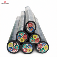 Kabel Fleksibel Tahan Air JHS 1-core 3-core, Cocok untuk Pompa Submersible dan Pompa Sumur Dalam
