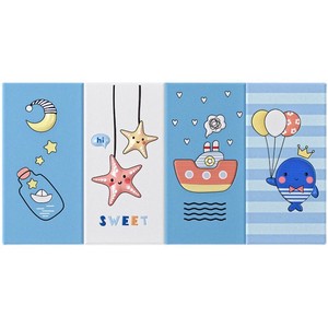 Anti Collision Soft Padding 3D Self Adhesive Wall Stickers Waterproof Moisture Proof Cartoon Tatami Bed Rails For Kids Room - Product Image 3