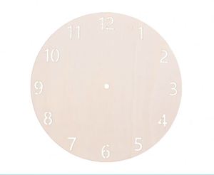 High Popular Customized <b>DIY</b> Cartoon Wall Clock <b>Kit</b> - Wooden Round Clock for Kids Room Decor & Family Craft - Product Image 1