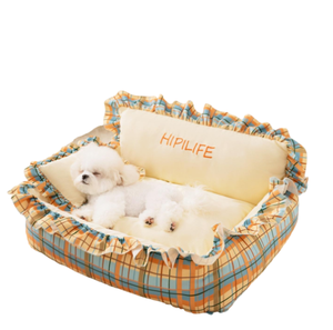 เตียงสัตว์<span class=keywords><strong>เลี้ยง</strong></span>รุ่นใหม่ปี 2025 แบบพรีเซลล์  โซฟาขนาดเล็กเป็นมิตรกับสิ่งแวดล้อม สำหรับทุกฤดู  สำหรับฤดูใบไม้ร่วงและฤดูหนาว ใช้ได้ทั้งสุนัขและแมว - Product Image 1