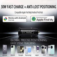 Mini Rastreador GPS para Auto, Posicionamiento AGPS, Pantalla IPS, Aleación de Aluminio, Sistema Dual, Dispositivo Antipérdida, Compatible con Navegación GPS Android