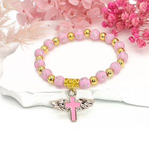 PAFU Recuerdos para Primera Comunión, Regalos de Bautizo con Cruz, Rosarios con Cruz, Bolsas de Organza, Etiquetas de Agradecimiento para Eventos Cristianos - Product Image 4