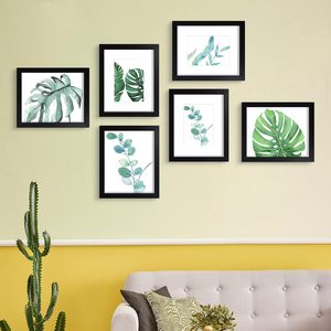 Picture <b>Frame</b> Black Wood Pattern Photo <b>Frame</b> Real Glass Front Wall Art - Product Image 4