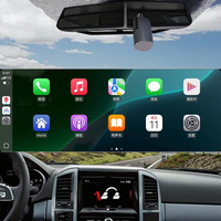 Lecteur MP5 portable pour véhicules à essence avec navigation GPS, Carplay, Mirror Link, tuner radio et caméra de recul pour voitures