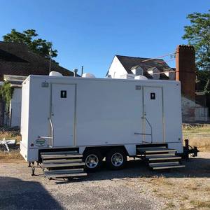 Remolque de baño portátil de lujo <span class=keywords><strong>para</strong></span> exteriores de nuevo diseño <span class=keywords><strong>para</strong></span> <span class=keywords><strong>bodas</strong></span> y eventos Camping caravana remolque de baño móvil - Product Image 3