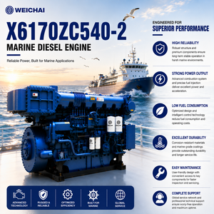 <span class=keywords><strong>Moteur</strong></span> diesel marin en ligne à 6 cylindres WEICHAI série 6170 X6170ZC540-<span class=keywords><strong>2</strong></span> pour navires de service offshore et services de bateaux pilotes - Product Image 3