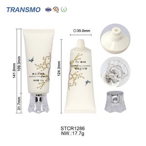 Tube vide personnalisé pour crème pour les mains, emballage cosmétique pour nettoyant visage, écran solaire, crème nettoyante pour le visage, tube souple pour lotion 65ml - Product Image 1
