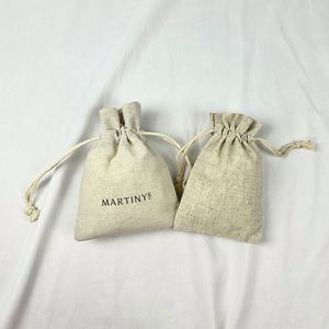 Promotion High Quality Beige Storage Jute <b>Pouch</b> Custom Eco-Friendly Burlap Jute Dust <b>Pouch</b> Recycle Jute <b>Drawstring</b> Bag - Product Image 1