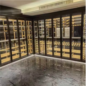 <span class=keywords><strong>Entrega</strong></span> Rápida, Mueble para Almacenamiento de Vino de Acero Inoxidable Independiente con Termostato, Mueble para Guardar Vino Tinto para el Hogar y la Comedor - Product Image 5