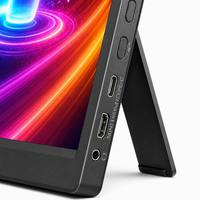 Moniteur portable R&E de 15,6 pouces avec batterie intégrée de 4000 mAh, Full HD 1080P, écran IPS Type-C pour ordinateur portable, téléphone, console