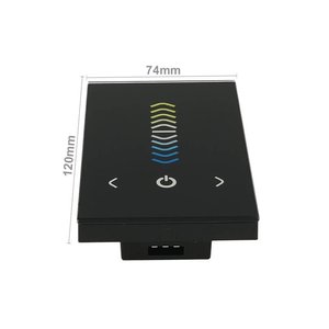 Centralina LED CCT Standard Italiano 12V 24V con Controllo Touch, Scatola a Incasso a Parete 503 TM07U per Lampade da Parete - Product Image 5