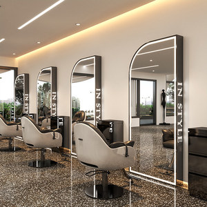 <span class=keywords><strong>Miroir</strong></span> double face <span class=keywords><strong>de</strong></span> luxe <span class=keywords><strong>de</strong></span> haute qualité, moderne et simple, avec éclairage LED, pour salon <span class=keywords><strong>de</strong></span> coiffure - Product Image 5