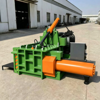 Presse à balles hydraulique horizontale pour métaux ferreux, compacteur de métaux robuste pour le recyclage des ferrailles de fer, d'acier, d'aluminium et de cuivre