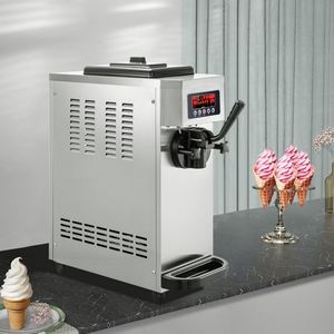 SIHAO-9200 Stainless Steel Softy Ice Cream Maker Machine Good Selling Household Appliance for <b>Yogurt</b> Nuts Fruit Ice Cream Syrup - Product Image 6