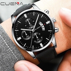 Cuena 845 845L Men Quartz Analog Wrist Watch Luxury Man Wristwatch Fashion Business Waterproof Watches for <strong>Male</strong> <strong>Valentines</strong> <strong>Gift</strong> - Product Image 2