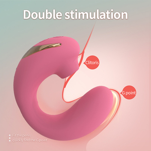 Vibrador de Doble Cabezal con Succión para Mujeres, con Succión Clitoriana y Vibración de Punto G, 10 Patrones, Recargable por USB, Juguetes Sexuales - Product Image 3