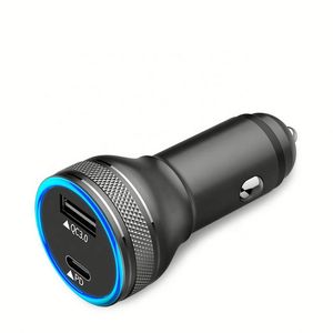 Cargador de Coche USB C de 36W con 2 Puertos, Carga Rápida PD con Entrega de Energía de 18W y Carga Rápida 3.0 3A, Compatible con <span class=keywords><strong>iPhone</strong></span> <span class=keywords><strong>11</strong></span> - Product Image 1