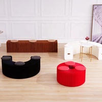 INNOPAPER Chaise pliante 6 places, hauteur 28 cm, mobilier de maison, design moderne et élégant, tabouret de bout de lit pour salon