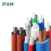 Tuyau composite multicouche PEX-AL-PEX IFAN, toutes dimensions standard, isolation thermique en mousse, pour chauffage au sol, plomberie plastique.