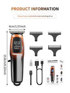 Máy Cắt Tóc Chuyên Nghiệp, Lược Cắt Tóc Tự Làm, Dụng Cụ Cắt Tóc Gia Đình, Máy Cạo Râu Điện Cho Nam, Máy Cắt Tóc Sạc Được Cho Gia Đình - Product Image 6