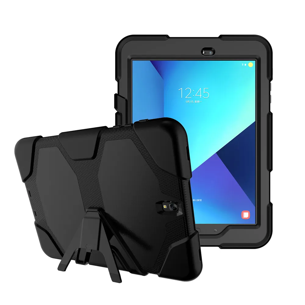 Full Body Protection Tablet Case For Samsung Galaxy Tab S3 9.7 Inch T820 T825 Built-in Screen Protector + Kickstand Cover