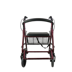 Rullo <span class=keywords><strong>deambulatore</strong></span> <span class=keywords><strong>a</strong></span> quattro piedi pieghevole europeo in lega di alluminio, <span class=keywords><strong>freno</strong></span> <span class=keywords><strong>a</strong></span> <span class=keywords><strong>mano</strong></span> - Product Image 4