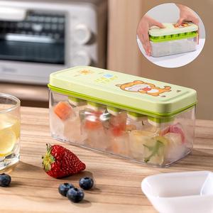 Moule à glaçons écologique en gros, 10 cubes en plastique PET TPR avec pelle et boîte de <span class=keywords><strong>rangement</strong></span> pour la <span class=keywords><strong>cuisine</strong></span> - Product Image 1