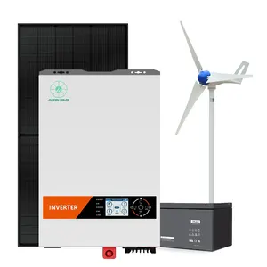 Famoso marchio Jiucan di fabbrica 5kw kit di turbine eoliche 48v-220v off grid 300w 500w 1000w 3kw 5kw 10kw sistema di generazione di energia eolica