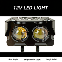 Luz Delantera LED Blanca Súper Brillante LKT de 12V y Luz de Trabajo Antiniebla para Motocicleta, Camioneta Todoterreno, Tractor, Barco - Nueva Condición