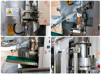 Machine d'emballage alimentaire automatique à double sachet intérieur/extérieur pour le remplissage et l'emballage de feuilles de thé en sachet, de papier et de matériaux divers